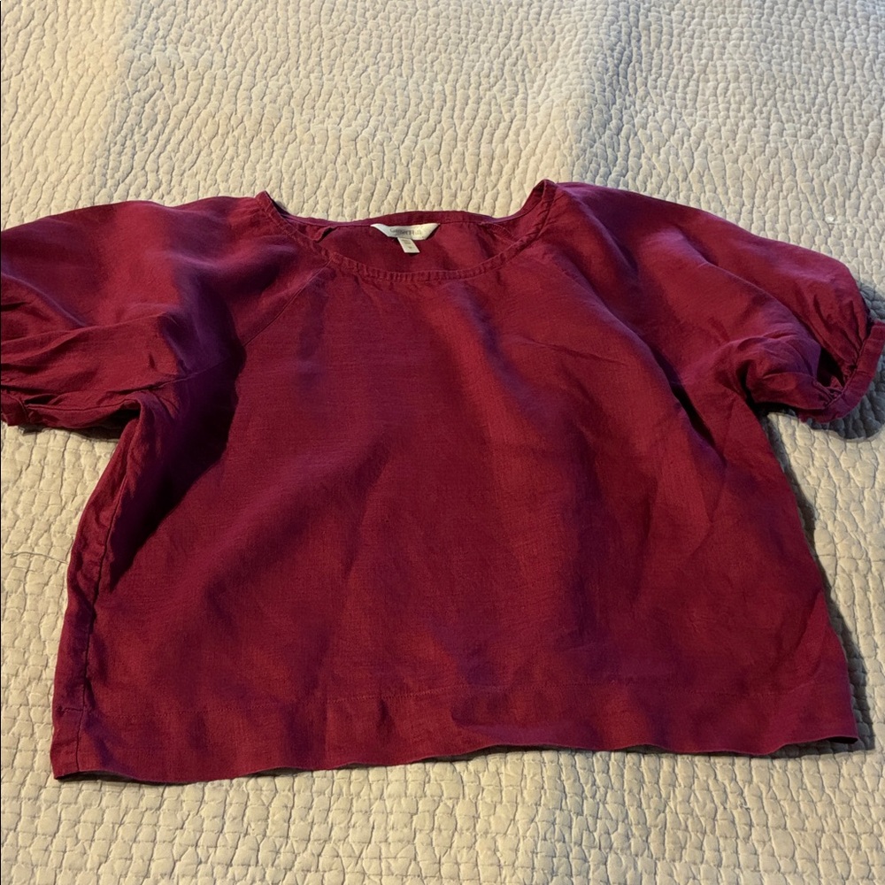 Garnet Hill Linen Top